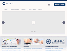 Tablet Screenshot of polluxsystems.com